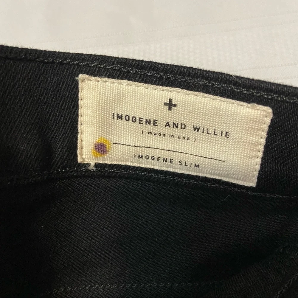 Imogene + Willie Black Womens Imogene Slim Jeans New! Sz 24* see measurements